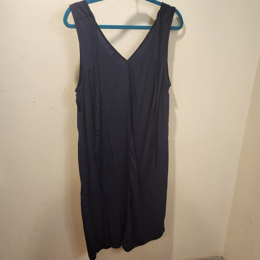GAP women's navy blue casual relaxed fit dress size L